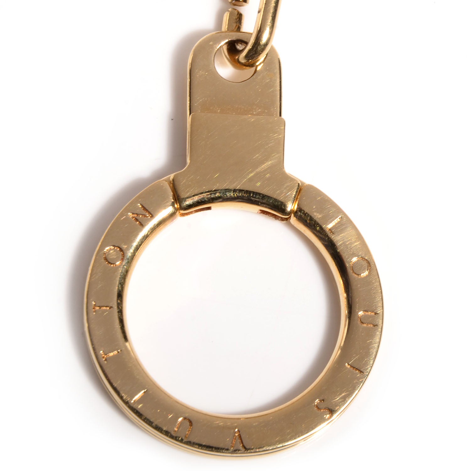 Louis Vuitton Pochette Extender Key Ring Gold 3 of 4