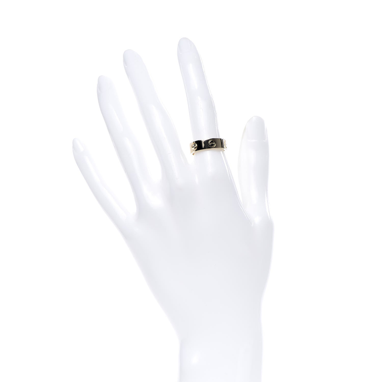 Cartier 18K Yellow Gold 5.5mm LOVE Ring 51 5.75 2 of 4