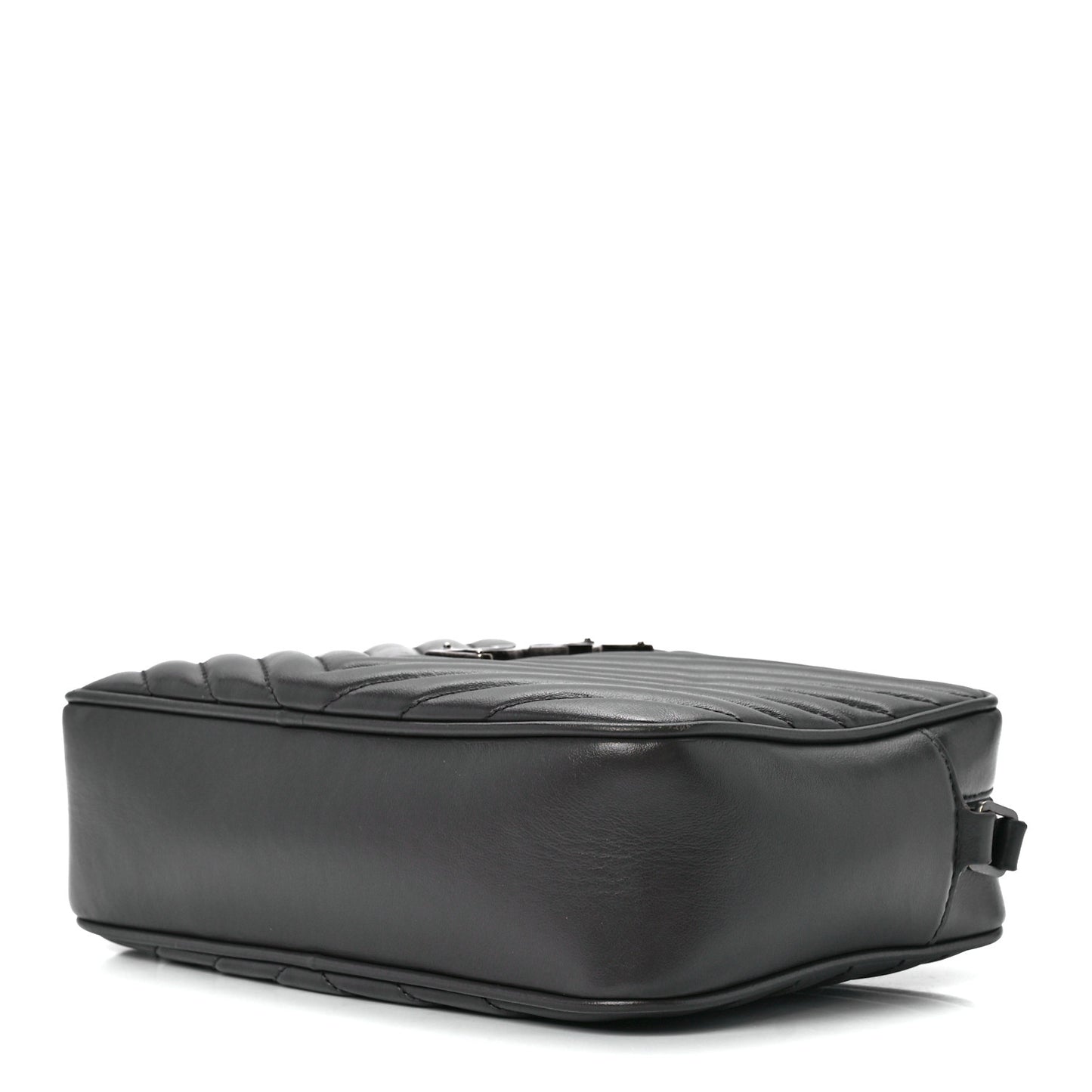 Calfskin Matelasse Monogram Lou Camera Bag Asphalt