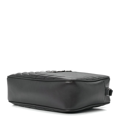 Saint Laurent Calfskin Matelasse Monogram Lou Camera Bag Asphalt 9 of 11