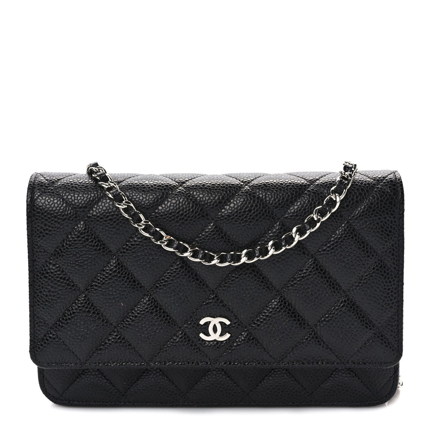Chanel Caviar Quilted Wallet on Chain WOC Black 1 of 9
