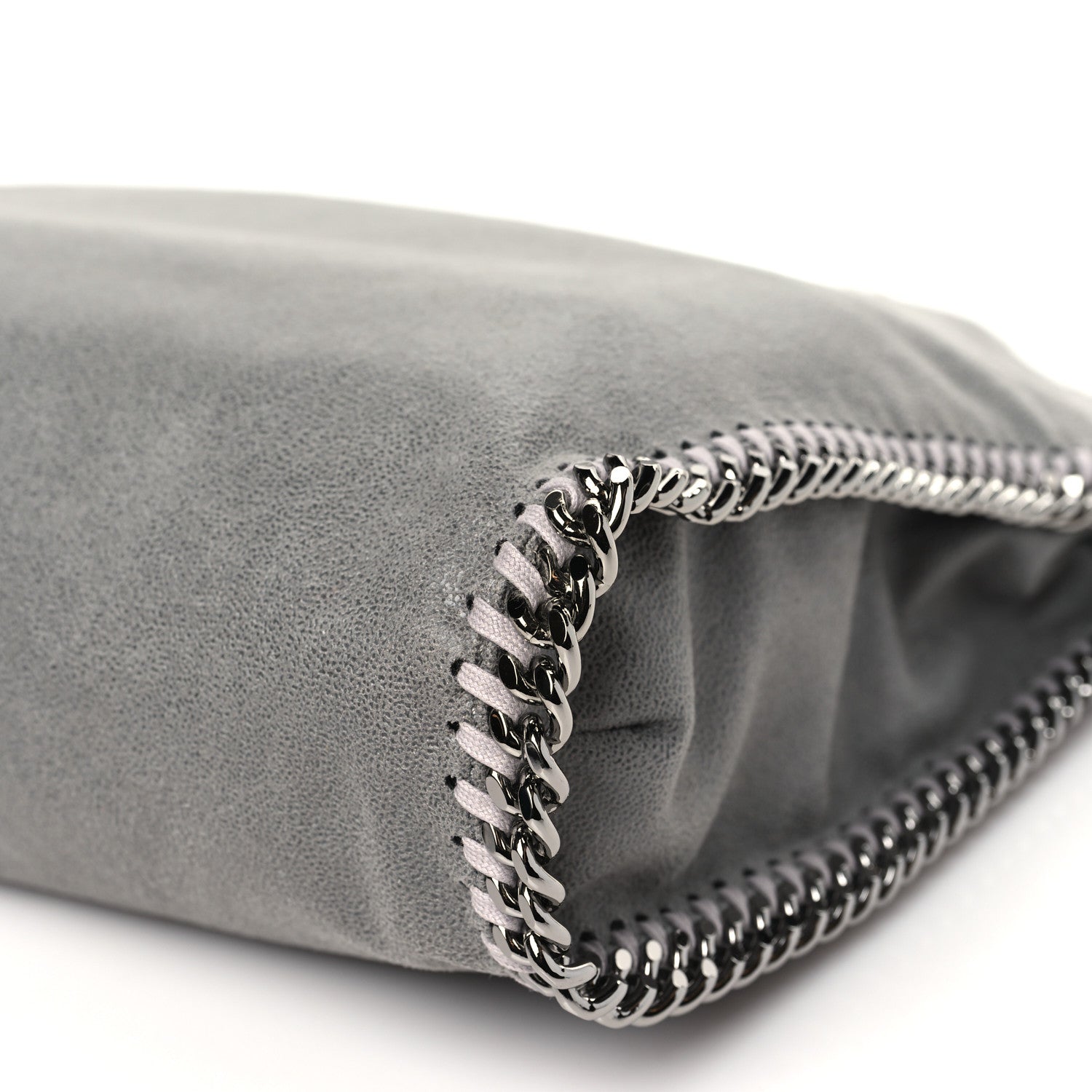 Stella McCartney Shaggy Deer Falabella Fold Over Tote Grey 10 of 10