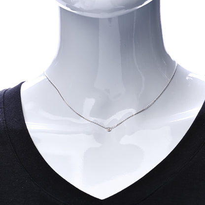 Cartier 18K White Gold Diamond XS D'Amour Pendant Necklace 2 of 5