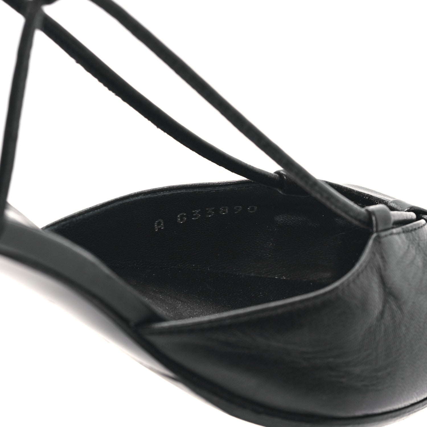 Chanel Lambskin Satin Slingback Cap Toe Bow Pumps 38.5 Black 9 of 9