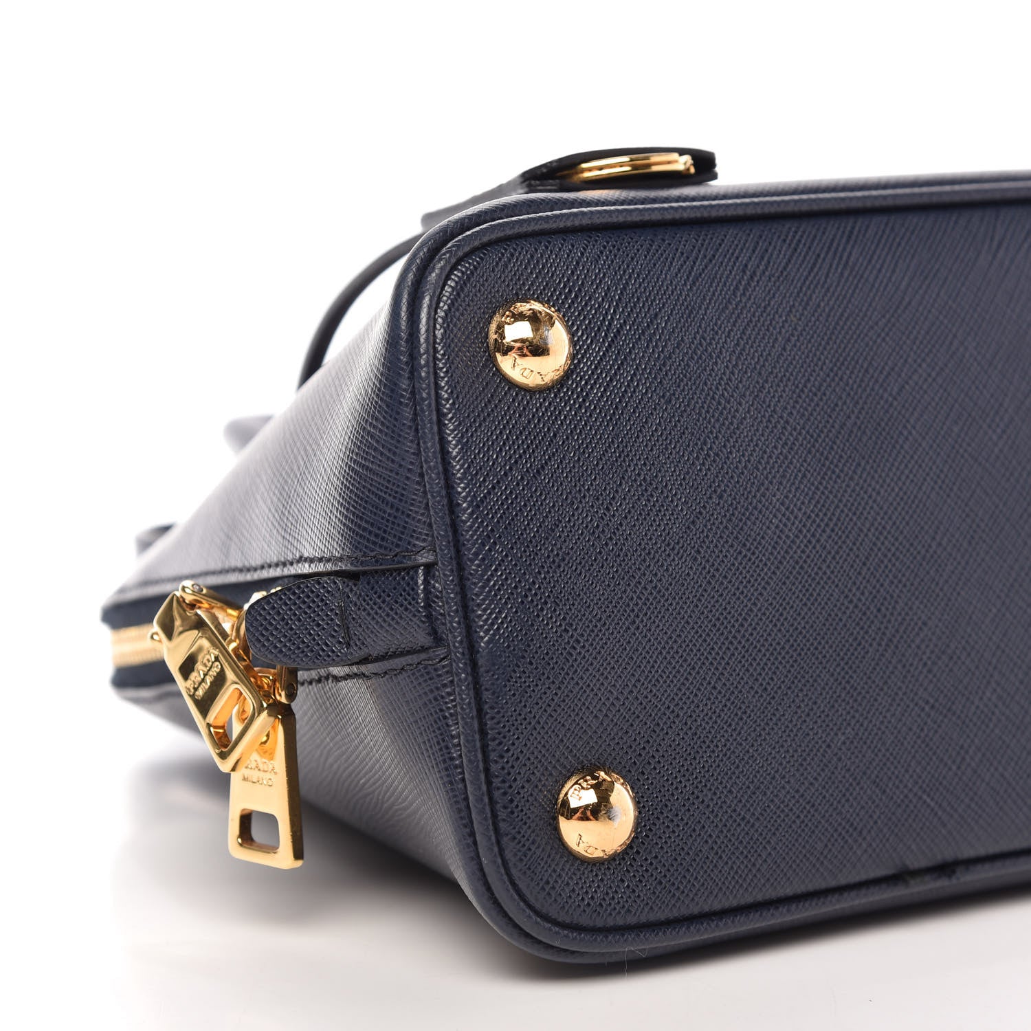 Prada Saffiano Lux Small Promenade Tote Baltico 6 of 10
