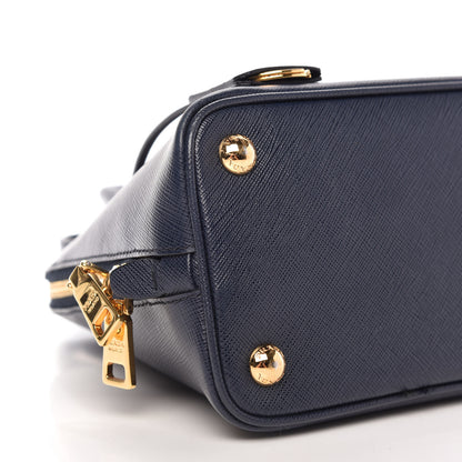 Prada Saffiano Lux Small Promenade Tote Baltico 6 of 10