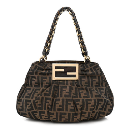 Fendi Zucca Small Mia Tote Tobacco 1 of 12