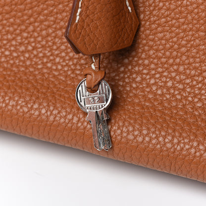 Hermes Taurillon Clemence Birkin 30 Gold 12 of 34