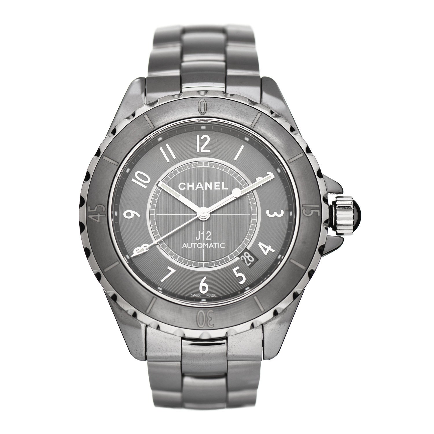 image of CHANEL Titanium Ceramic 41mm J12 Chromatic Automatic Watch by FASHIONPHILE
