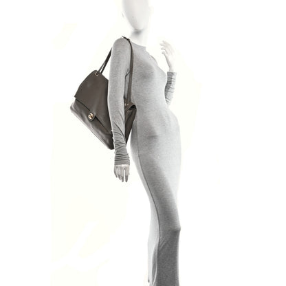 Chanel Grained Calfskin Souplissimo Maxi Flap Light Brown 2 of 10