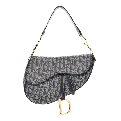 Christian Dior Monogram Saddle Bag Blue 1 of 8
