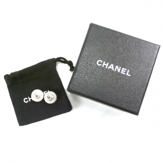 Crystal Snow Flakes Button Earrings