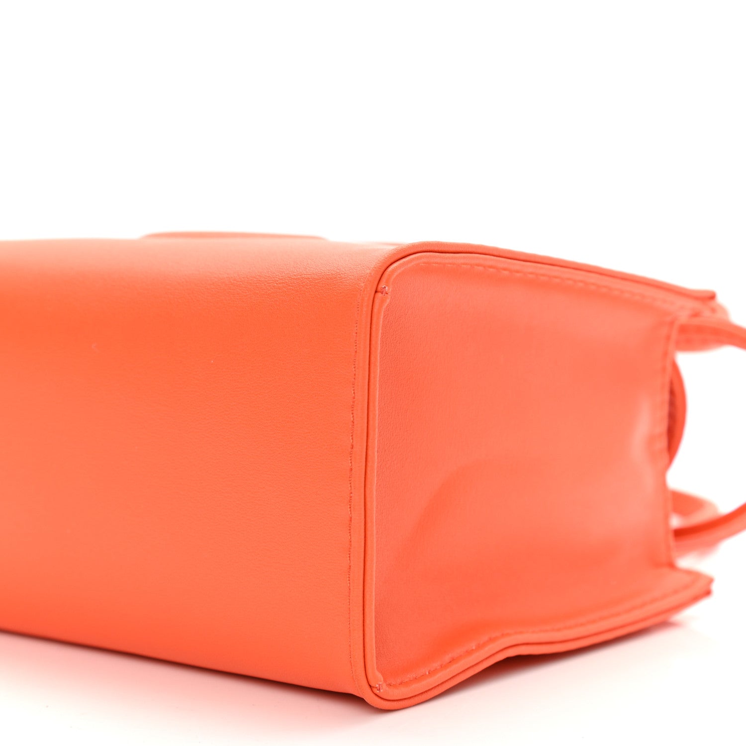 Telfar Vegan Leather Small Shopping Bag Orange 7 of 7
