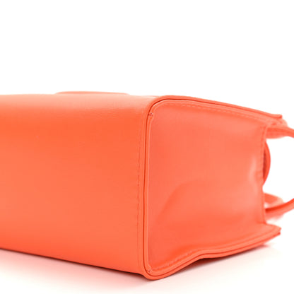 Telfar Vegan Leather Small Shopping Bag Orange 7 of 7