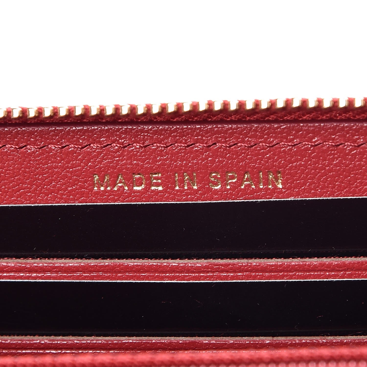 Chanel Sheepskin Quilted Mademoiselle Vintage Zip Around Wallet Red 7 of 9