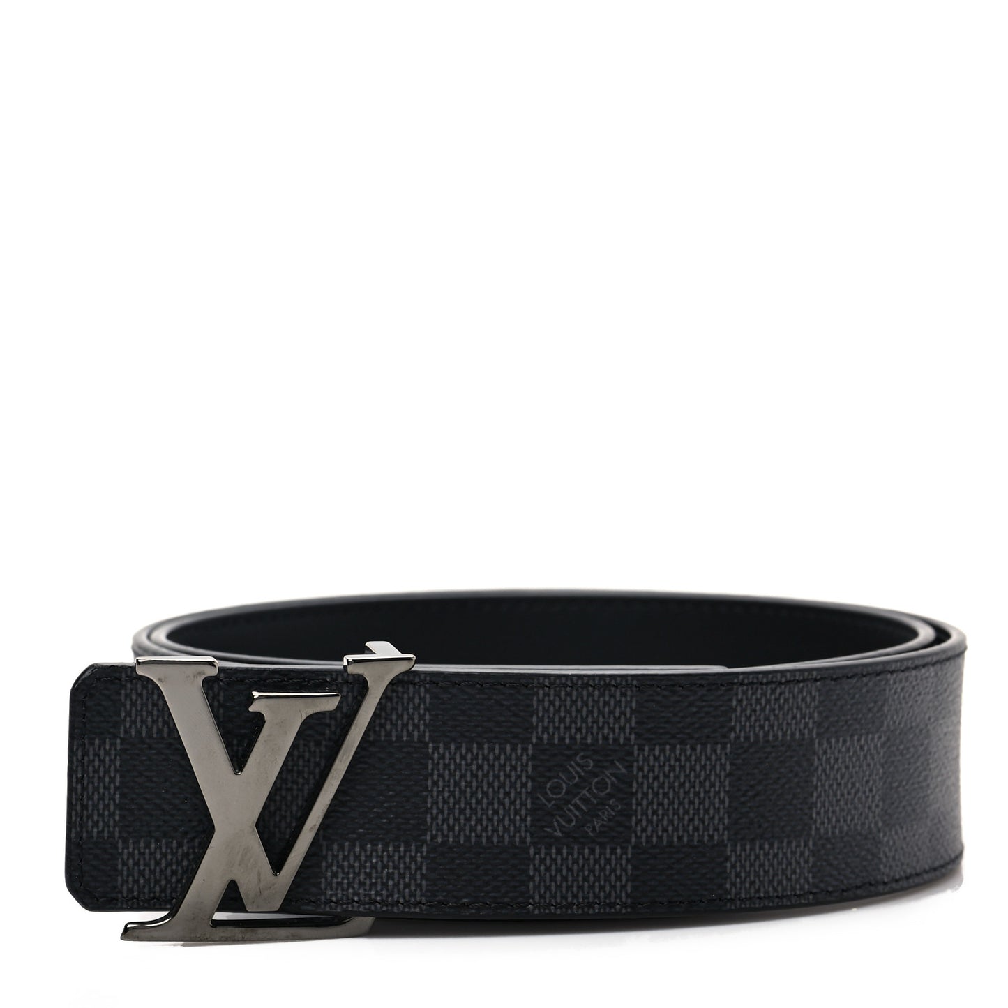 Damier Graphite 40mm LV Initiales Belt 80 32