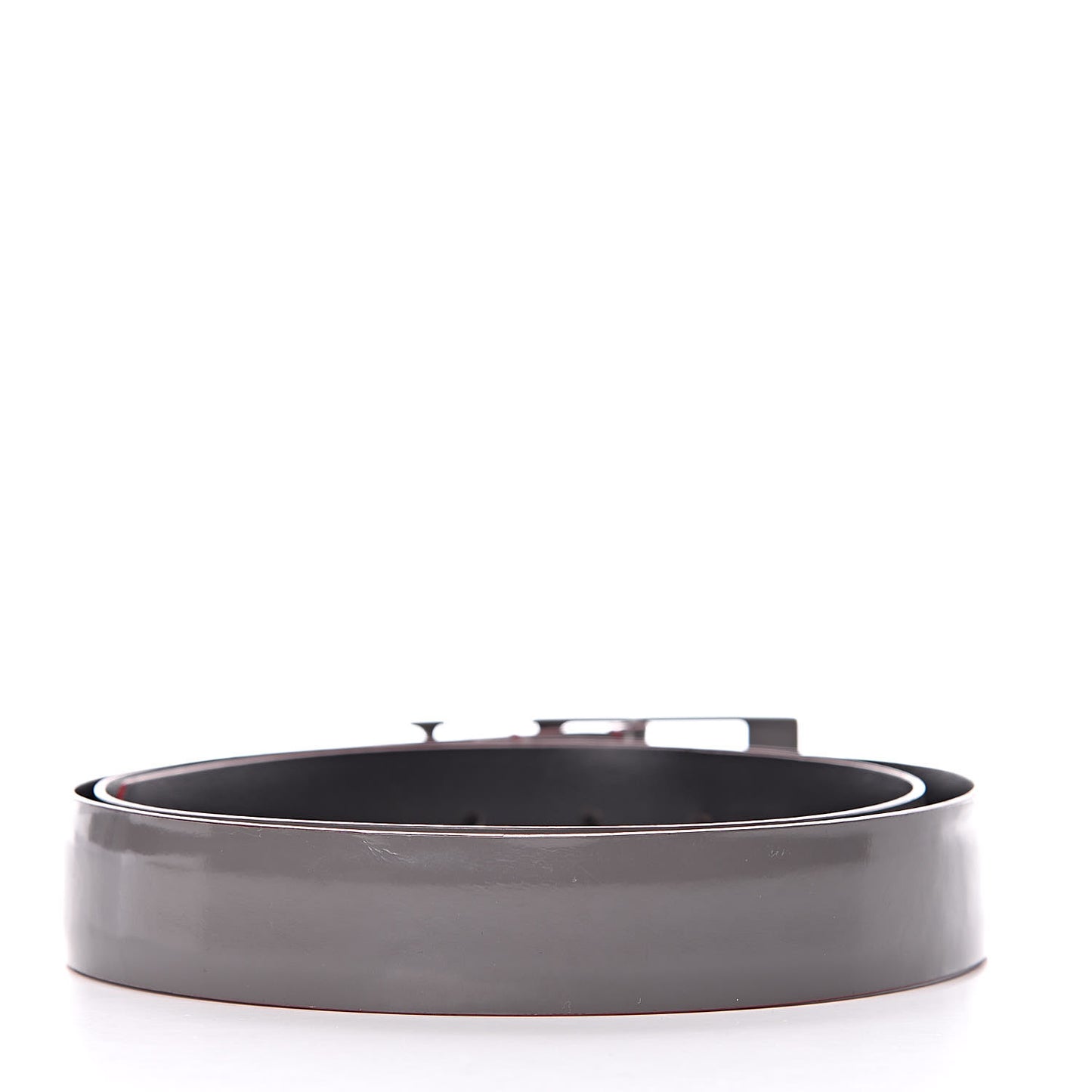 Glazed Calfskin LV Anagramme 30mm Belt 100 40