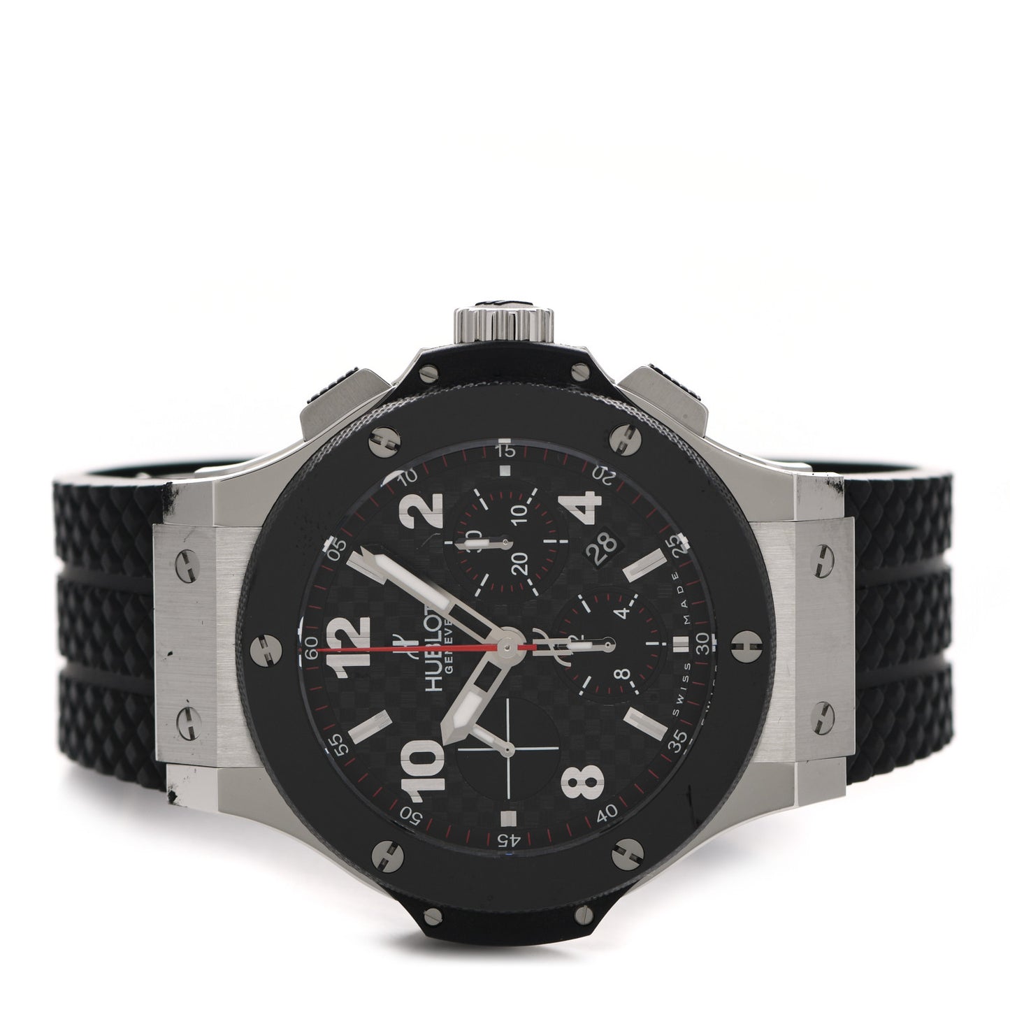 Stainless Steel Ceramic Rubber 44mm Big Bang Automatic Watch Black 301.SB.131.RX