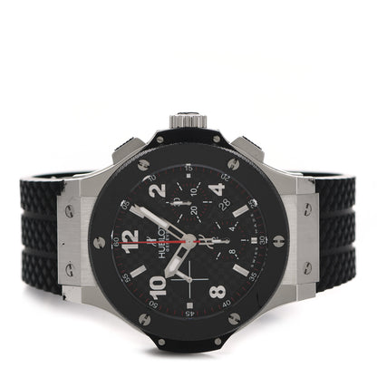 Hublot Stainless Steel Ceramic Rubber 44mm Big Bang Automatic Watch Black 301.SB.131.RX 2 of 5