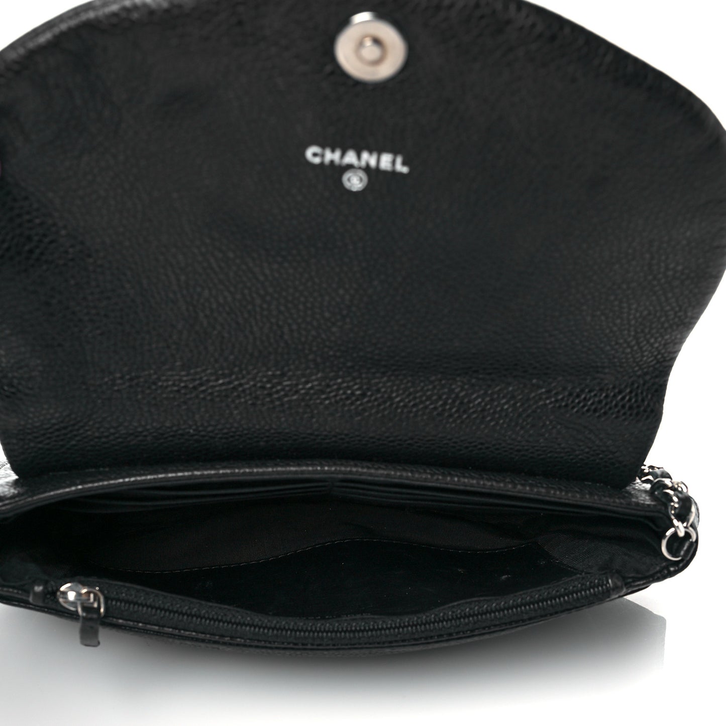 Caviar Half Moon Wallet On Chain WOC Black