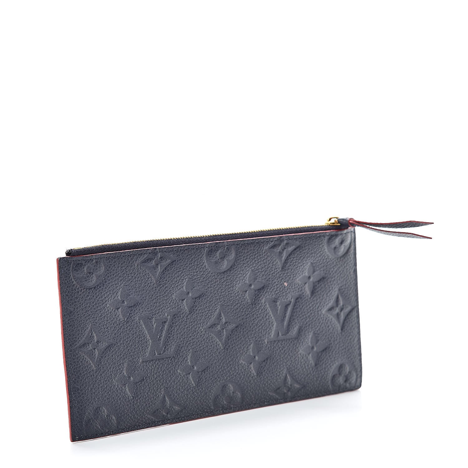 Louis Vuitton Empreinte Felicie Chain Wallet Zippered Insert Marine Rouge 3 of 7