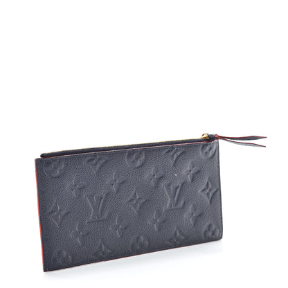 Louis Vuitton Empreinte Felicie Chain Wallet Zippered Insert Marine Rouge 3 of 7