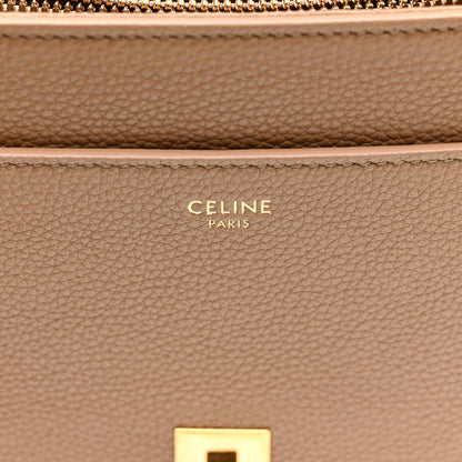 Celine Grained Calfskin Medium 16 Top Handle Bag Beige 6 of 14