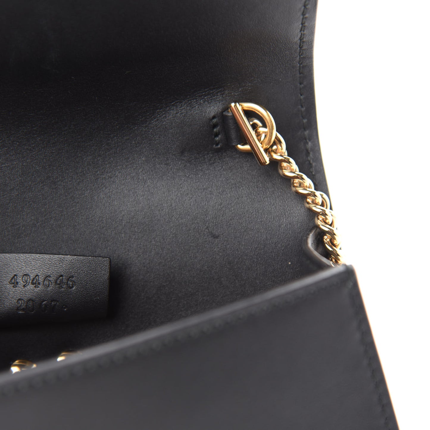Calfskin Super Mini Sylvie Chain Shoulder Bag Black
