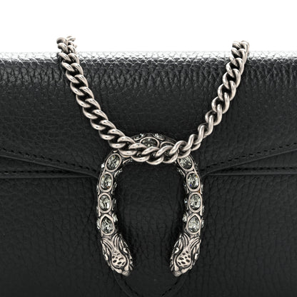 Gucci Calfskin Super Mini Dionysus Shoulder Bag Black 6 of 11