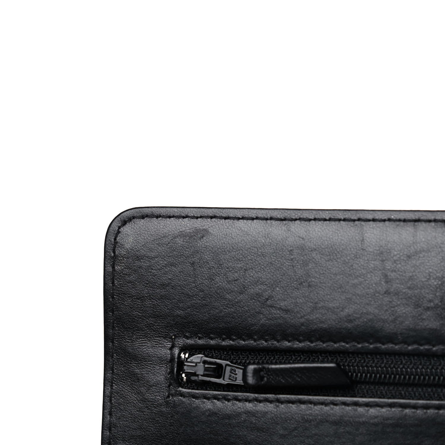 Chanel Lambskin Quilted Wallet On Chain WOC Black 5 of 11