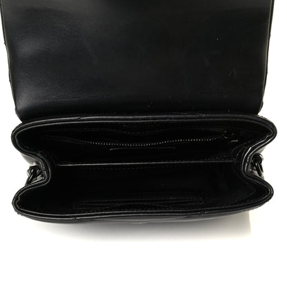 Saint Laurent Calfskin Y Quilted Monogram Toy Loulou Crossbody Bag Black 4 of 7