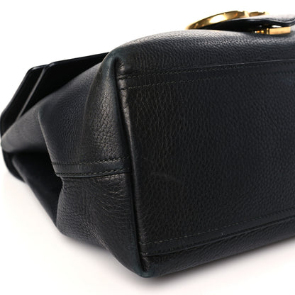 Gucci Calfskin Large GG Marmont Shoulder Bag Black 8 of 12