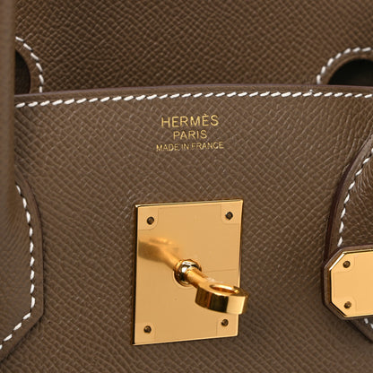 Hermes Epsom BIRKIN 30 Etoupe 6 of 11