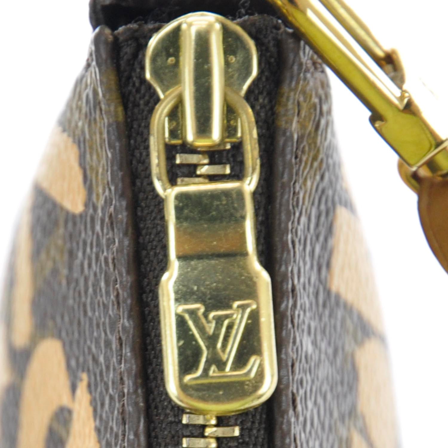 Louis Vuitton Monogram Graffiti Pochette Accessories Peach 7 of 9