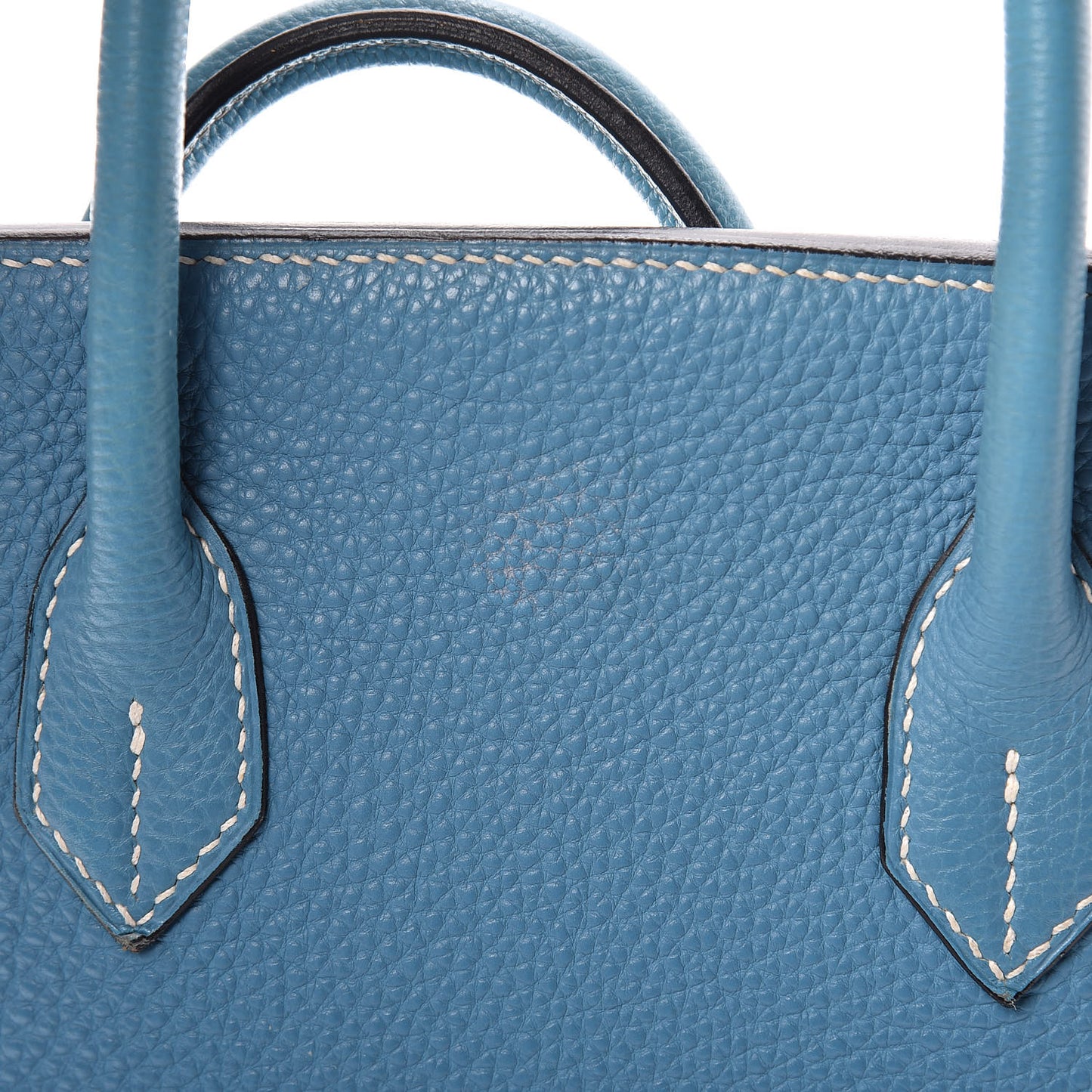 Taurillon Clemence Birkin 30 Blue Jean