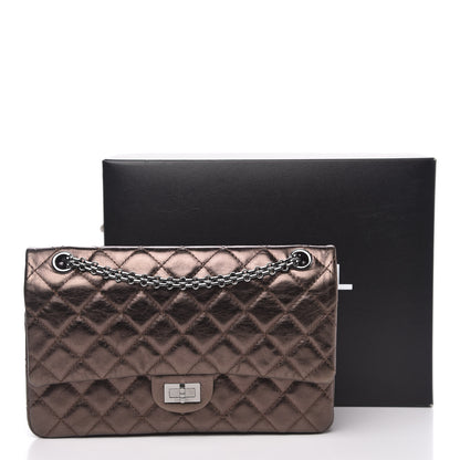 Chanel Metallic Aged Calfskin Quilted 2.55 Reissue 225 Flap Bronze 10 of 12