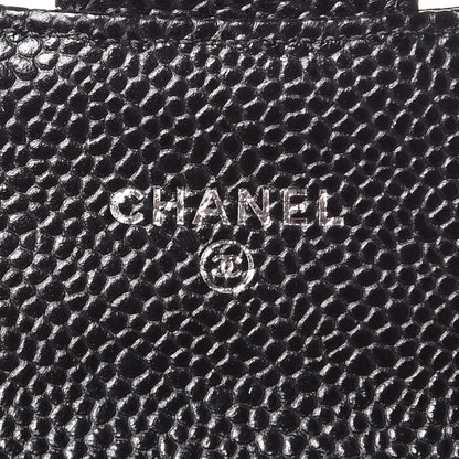 Chanel Caviar Quilted Flap Card Holder Black 6 of 8