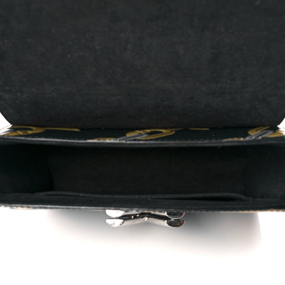 Louis Vuitton Epi Chain Flower Twist Shoulder Bag MM Black 4 of 9