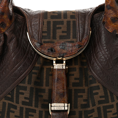 Fendi Zucca Nappa Nuvolata Vitello Tortuga Spy Tobacco Moro 8 of 11