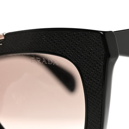 Prada Saffiano Cinema Sunglasses SPR 14S Black 7 of 10