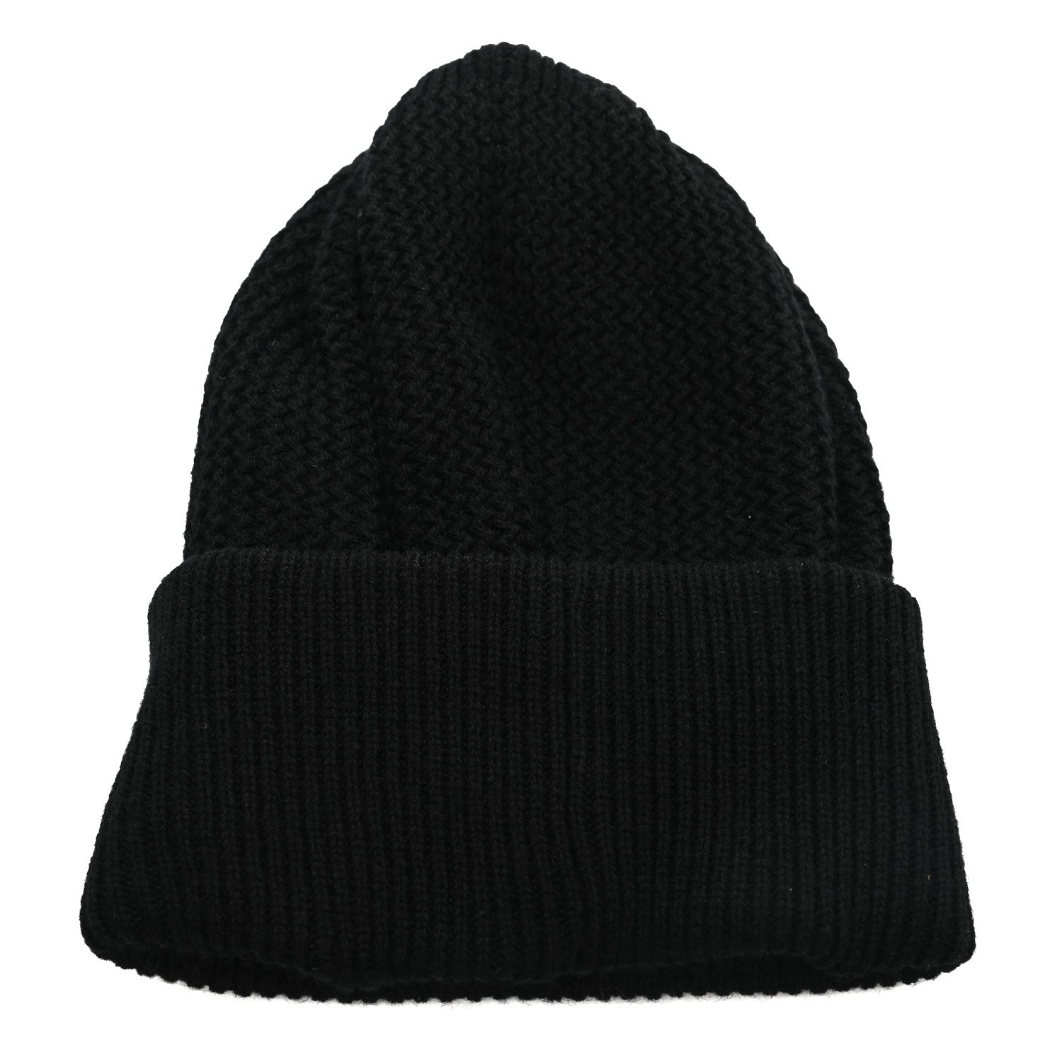 Chanel Cashmere Sequin Logo Beanie Hat Black Gold 3 of 4