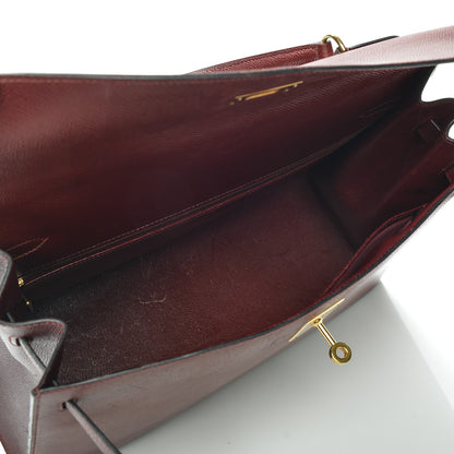 Hermes Courchevel Kelly Sellier 35 Rouge H 5 of 27