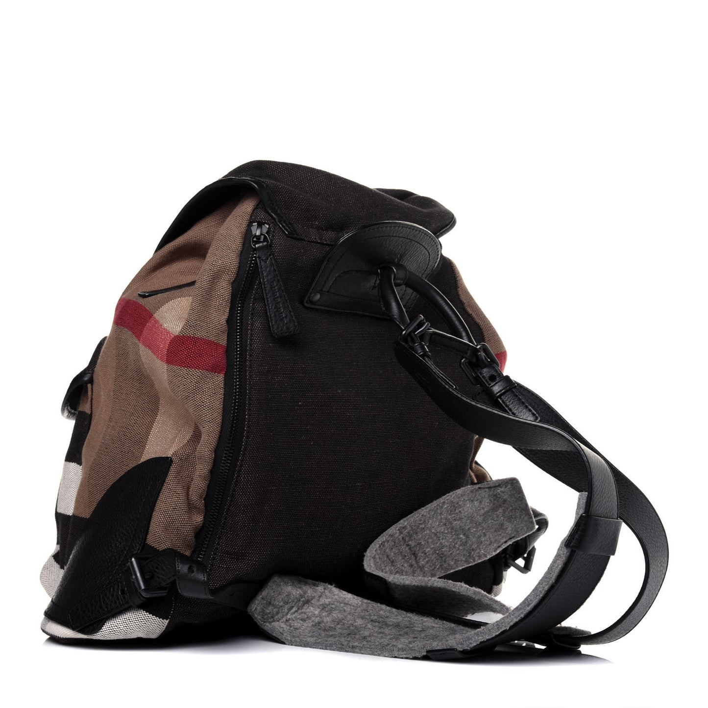 Canvas Mega Check Korbin Backpack Camel