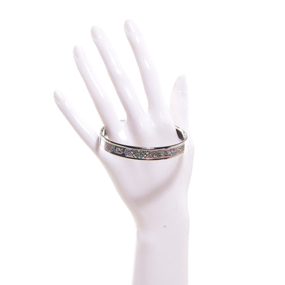 Hermes Enamel Narrow Printed Bracelet 65 Pink 2 of 6