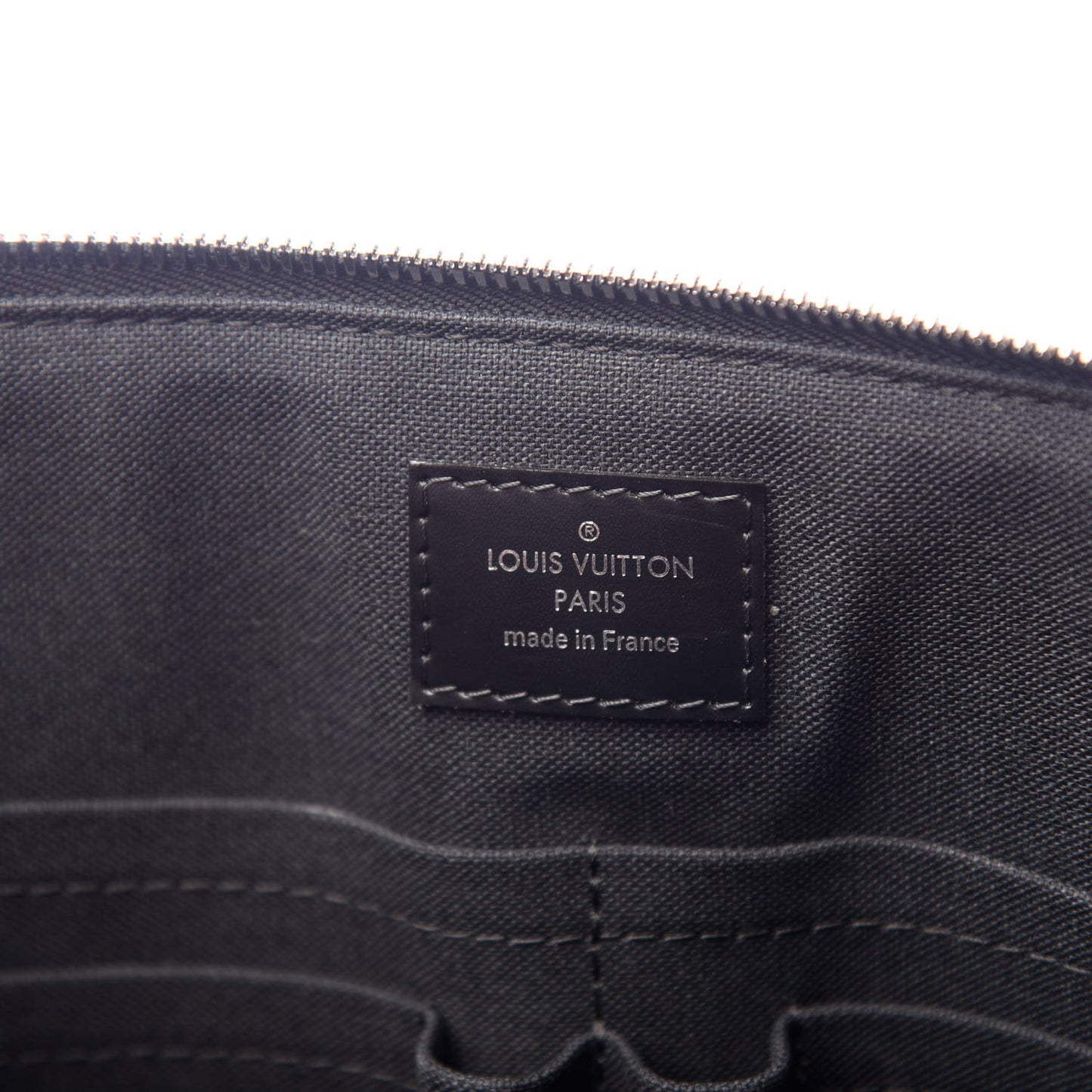 Damier Graphite Porte-Documents Jour