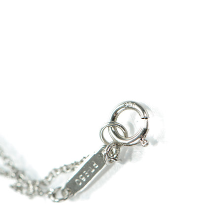 Tiffany Platinum Diamond .90ct Fleur De Lis Key Pendant Necklace 7 of 8