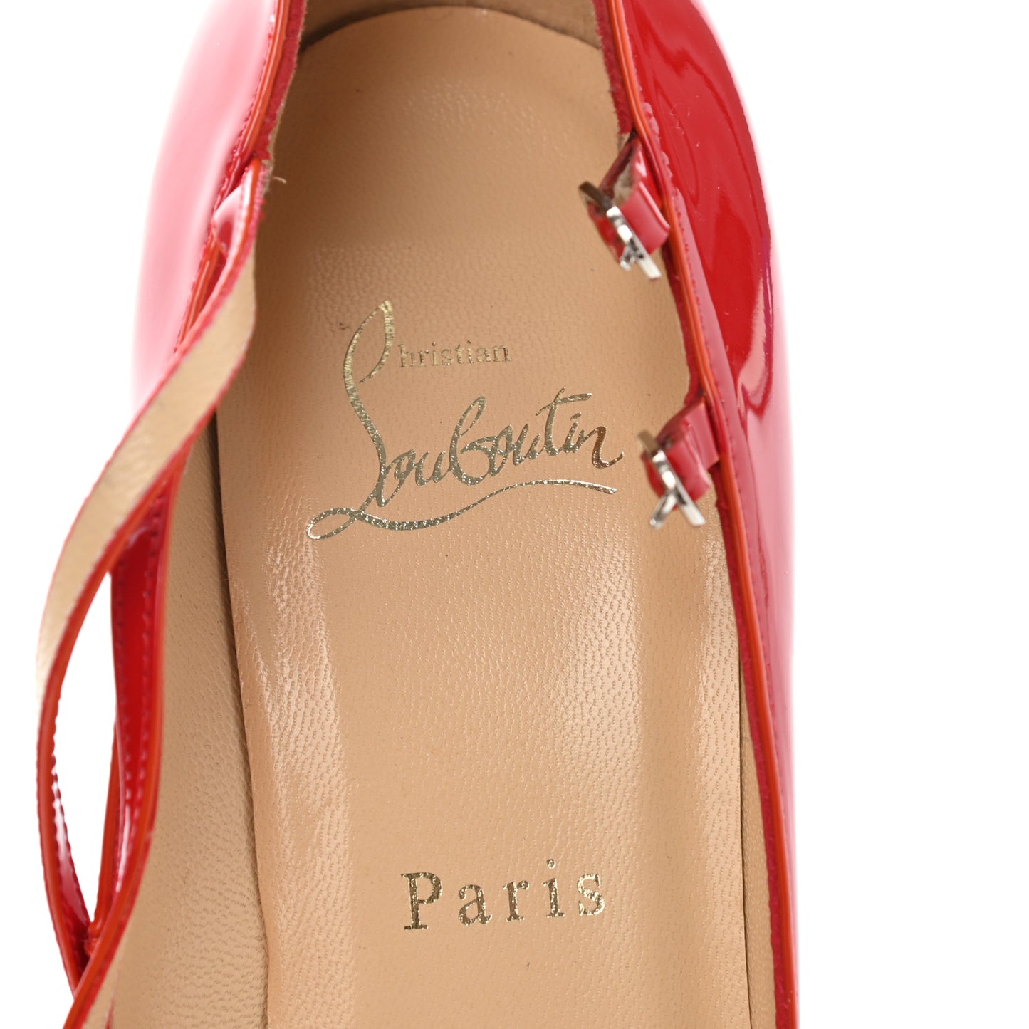Patent V Neck 120 Pumps 38 Rouge Lipstick
