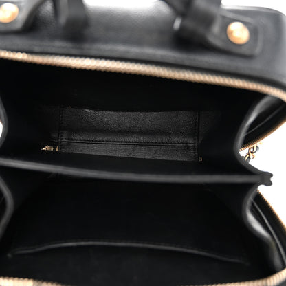 Chanel Caviar Quilted Small CC Filigree Vanity Case Black 5 of 9