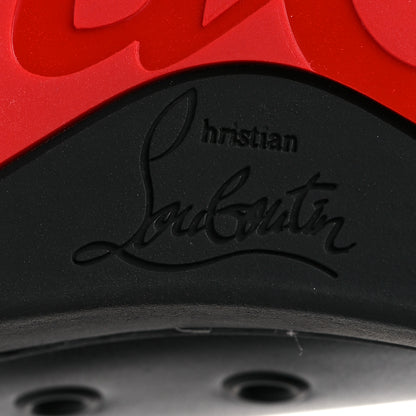Christian Louboutin Calfskin Vieira Walk Flat Sneakers 38.5 Black 6 of 7