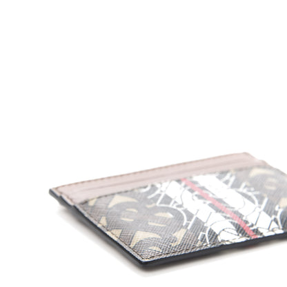 Burberry E-Canvas Monogram Stripe Card Case Bridle Brown 7 of 8